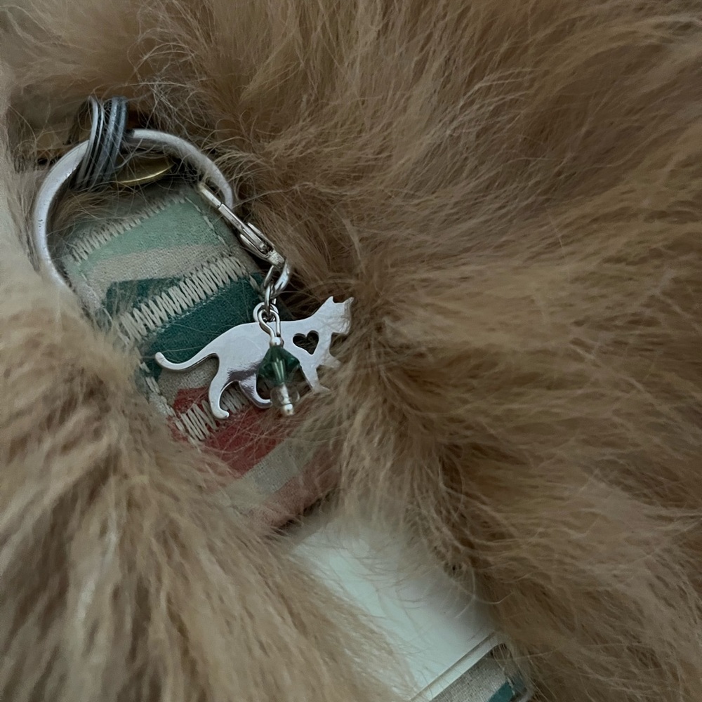 🐈silver cat pet charm